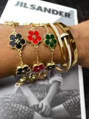 Flower Charm Bracelet