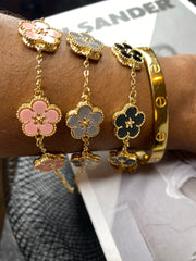 Flower Charm Bracelet