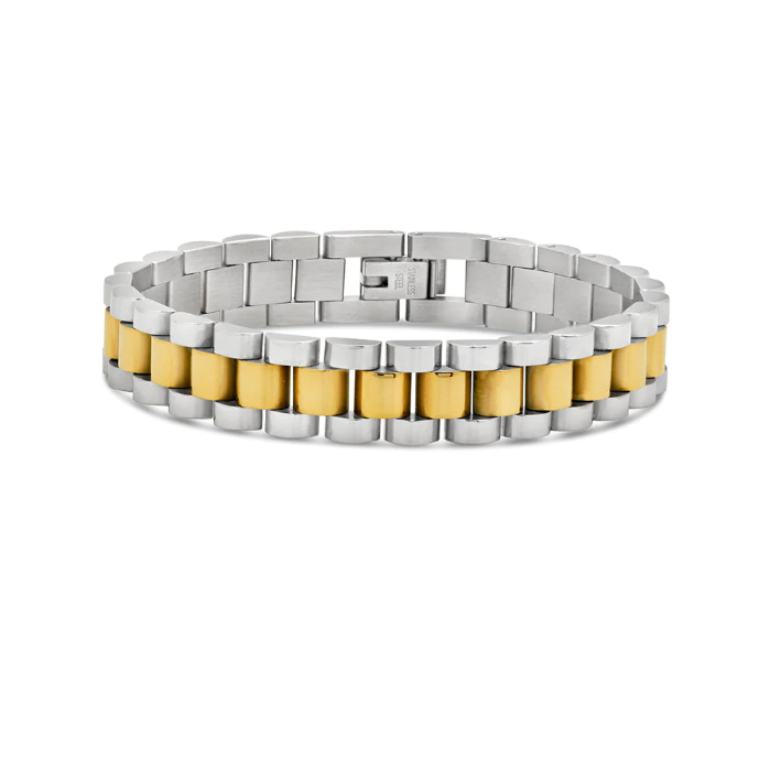 Double Link Bracelet- 2Tone