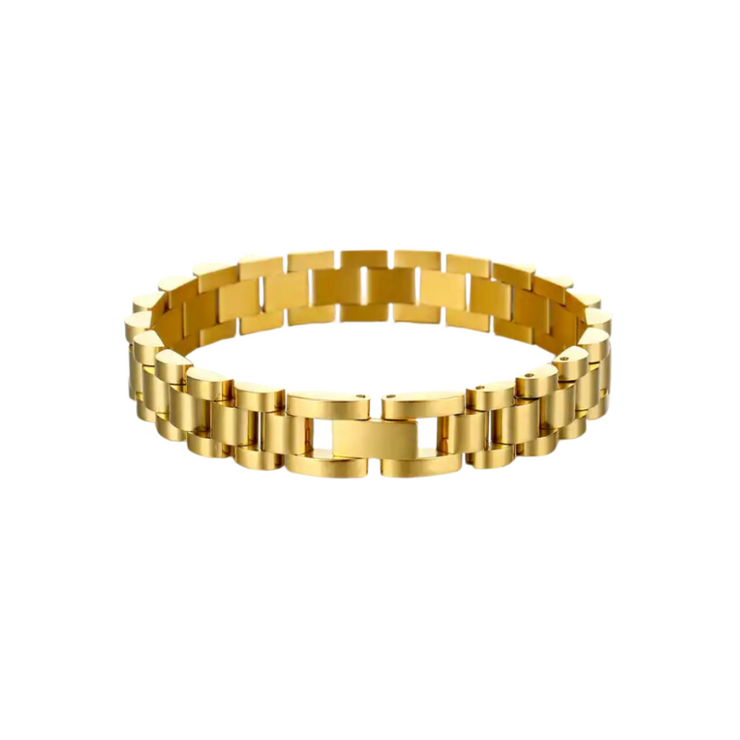 Double Link Bracelet- Gold